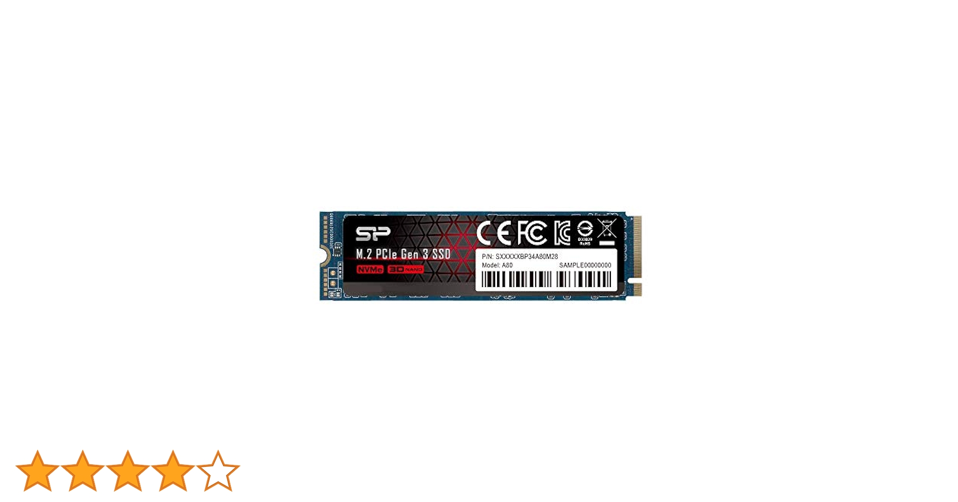 未使用　シリコンパワー M.2 2280 NVMe PCIe SSD 2TB Amazon | Silicon Power (シリコンパワー) 2TB UD90 NVMe 4.0